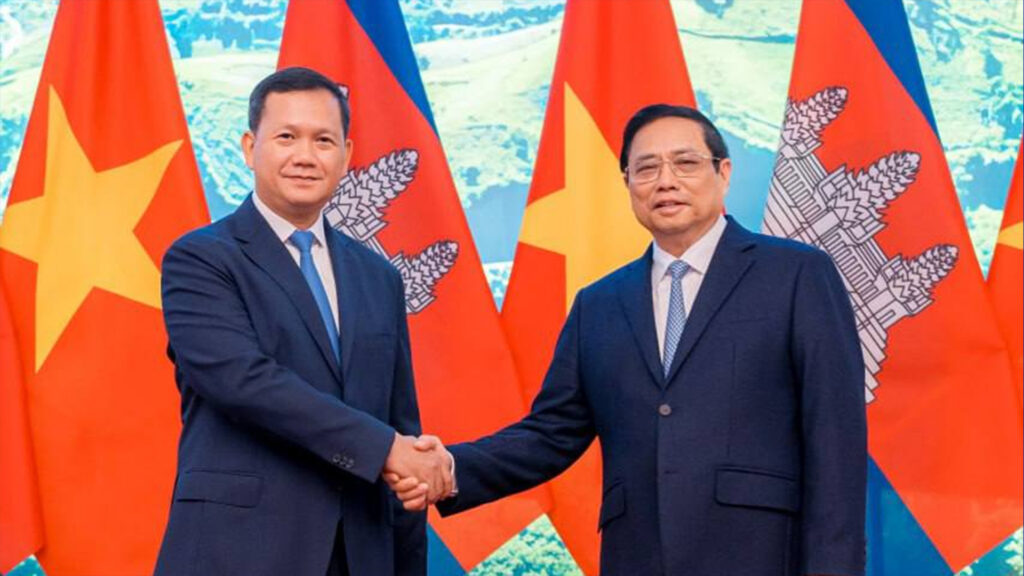Hun Manet and Pham Minh Chinh