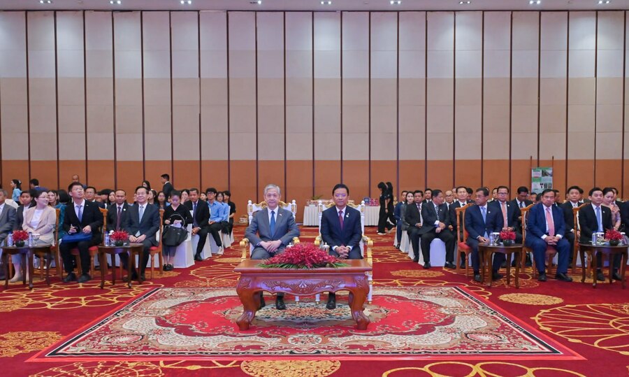 Vanndy and Chinese Ambassador Wang Wenbin
