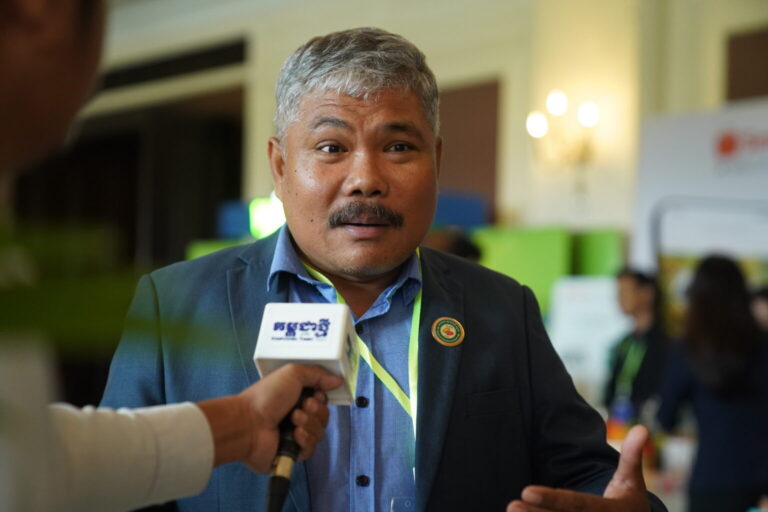 President of Cashew Association Oun Silot