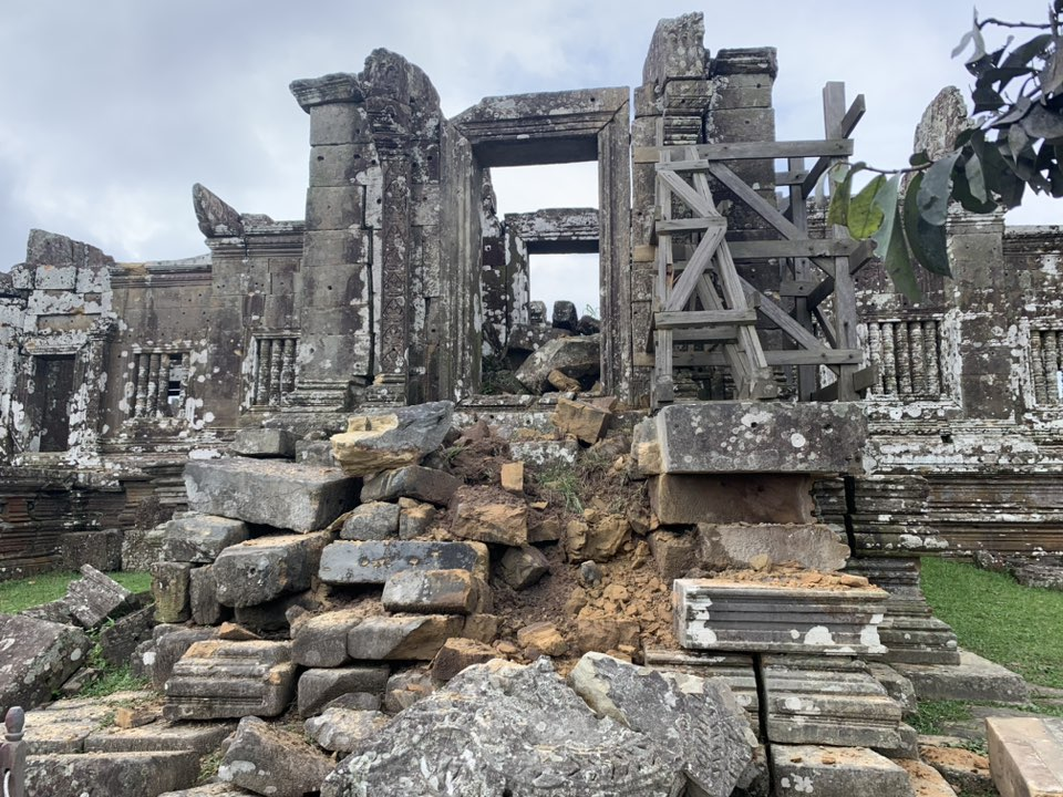 Preah Vihear damage