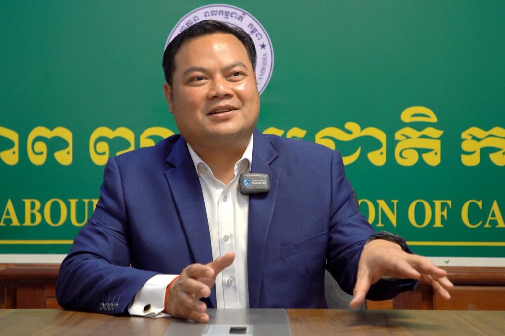 Som Soeun, president of the National Trade Union Confederation