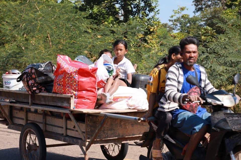 displaced family